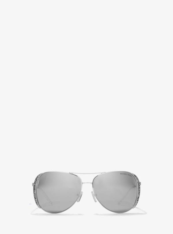 Damske Slnecne Okuliare Michael Kors Chelsea Glam Strieborne - Doplnky Michael Kors Obchod | JZSUK-3906